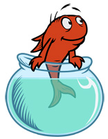 The Fish character from <cite>The Cat in the Hat</cite>